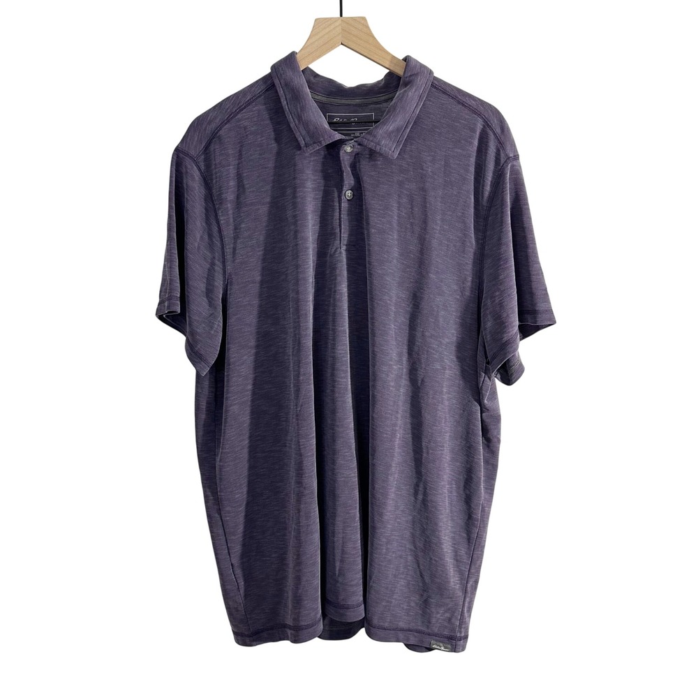 Eddie Bauer Short Sleeve Collared Polo Shirt Purple Size XXL‎ Casual Golf